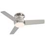 44" Marbella Breeze Brushed Nickel LED Hugger Ceiling Fan with Remote