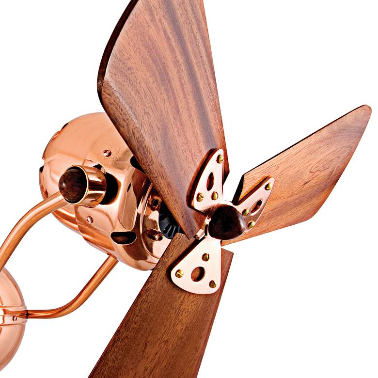 44 inch Matthews Vent Bettina Copper Dual-Head Fan with Wall Control more views