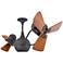 44" Matthews Vent Bettina Dual-Head Bronze Ceiling Fan