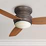 1_44" Minka Aire Concept Bronze LED Flushmount Fan with Wall Control