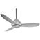 44" Minka Aire Concept I Polished Nickel Ceiling Fan