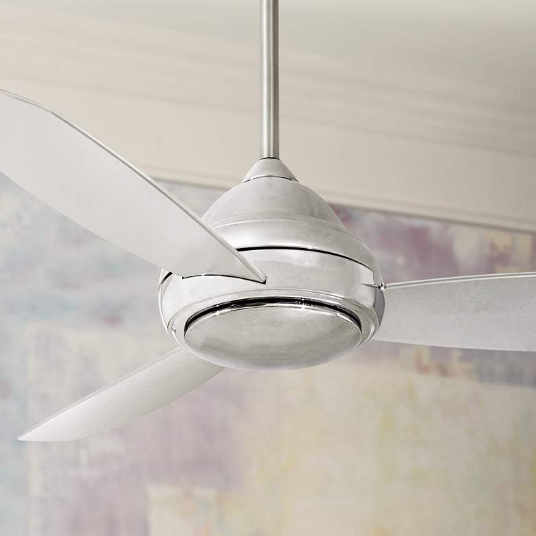 Image 1 44" Minka Aire Concept I Polished Nickel Ceiling Fan