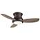 44" Minka Aire Concept II Bronze Flushmount LED Fan with Remote
