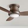 1_44" Minka Aire Concept II Bronze Flushmount LED Fan with Remote