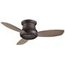 6_44" Minka Aire Concept II Bronze Flushmount LED Fan with Remote more views