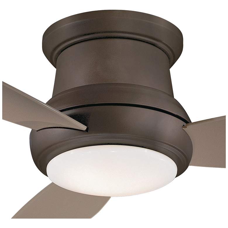 Image 7 44" Minka Aire Concept II Bronze Flushmount LED Fan with Remote more views