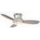 44" Minka Aire Concept II Nickel Flushmount LED Fan with Remote