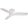 44" Minka Aire Concept White Outdoor Ceiling Fan
