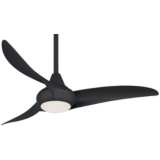 44&quot; Minka Aire Light Wave Coal Finish LED Ceiling Fan with Remote