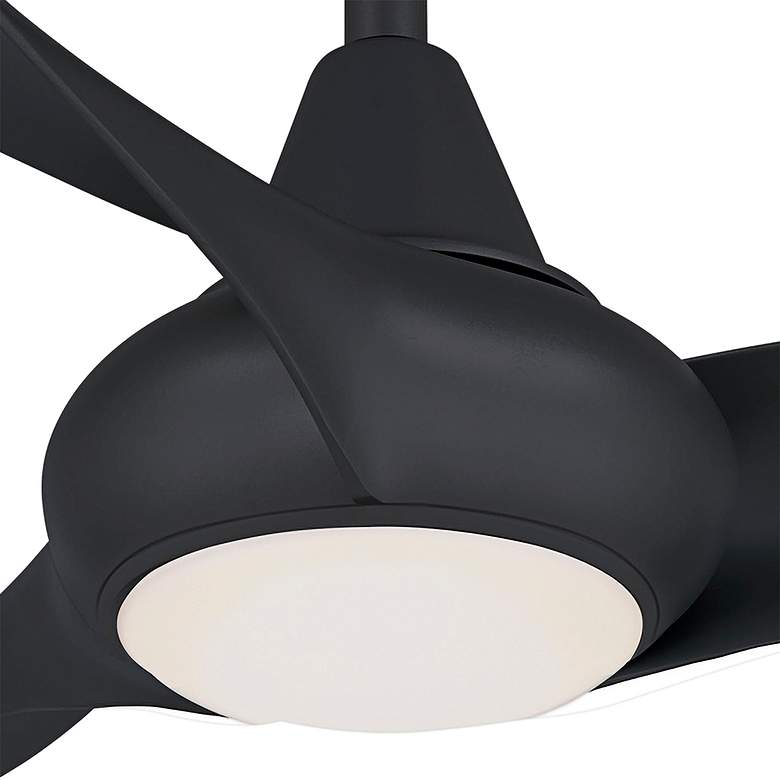 Image 3 44 inch Minka Aire Light Wave Coal Finish LED Ceiling Fan with Remote more views