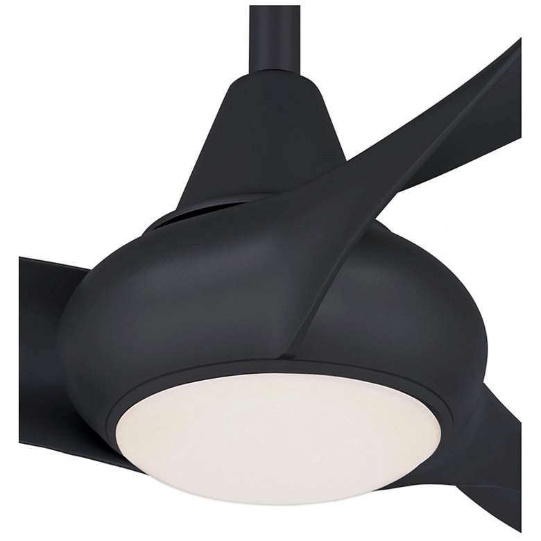 Image 3 44" Minka Aire Light Wave Coal Finish LED Ceiling Fan with Remote more views