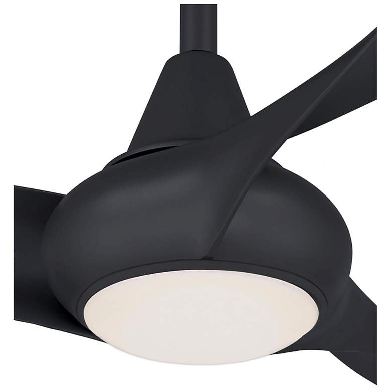 Image 3 44 inch Minka Aire Light Wave Coal Finish LED Ceiling Fan with Remote more views