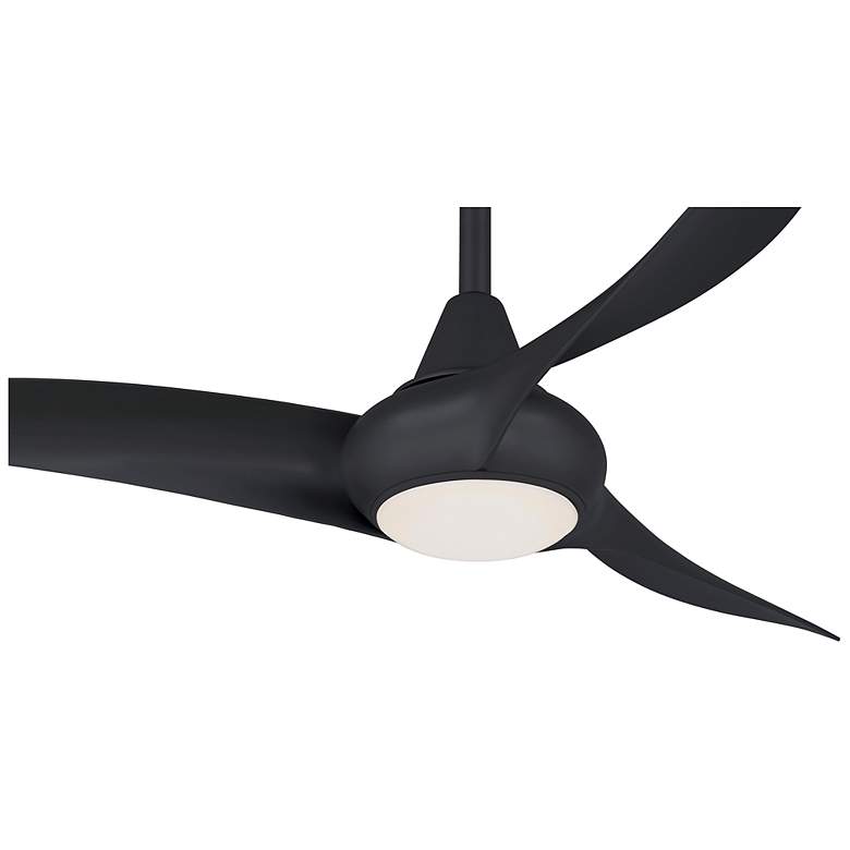 Image 4 44 inch Minka Aire Light Wave Coal Finish LED Ceiling Fan with Remote more views