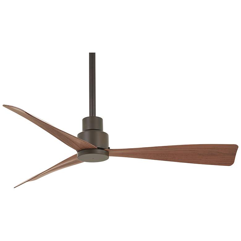 Image 2 44" Minka Aire Simple Bronze Outdoor Ceiling Fan with Remote Control