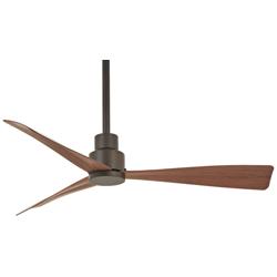 44&quot; Minka Aire Simple Bronze Outdoor Ceiling Fan with Remote Control