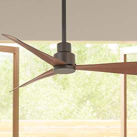 Image1 of 44" Minka Aire Simple Bronze Outdoor Ceiling Fan with Remote Control
