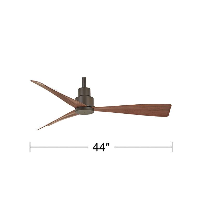 Image 5 44" Minka Aire Simple Bronze Outdoor Ceiling Fan with Remote Control more views