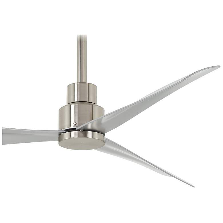 Image 5 44" Minka Aire Simple Brushed Nickel Outdoor Ceiling Fan with Remote more views