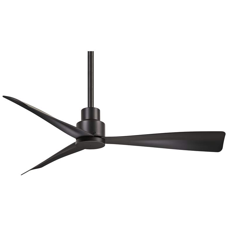 Image 2 44" Minka Aire Simple Coal Outdoor Ceiling Fan with Remote Control