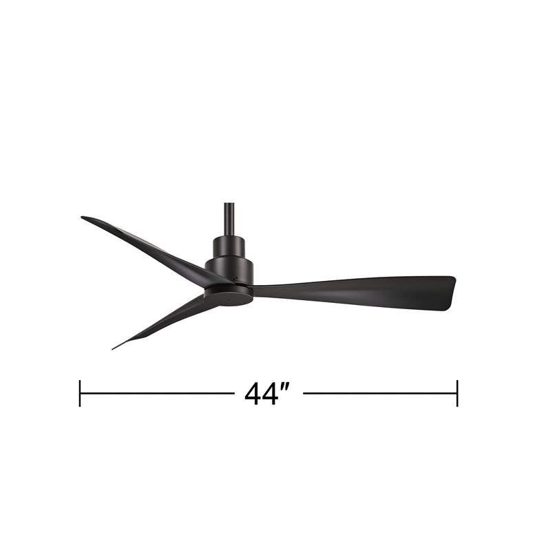 Image 5 44 inch Minka Aire Simple Coal Outdoor Ceiling Fan with Remote Control more views