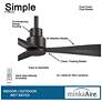 6_44" Minka Aire Simple Coal Outdoor Ceiling Fan with Remote Control more views