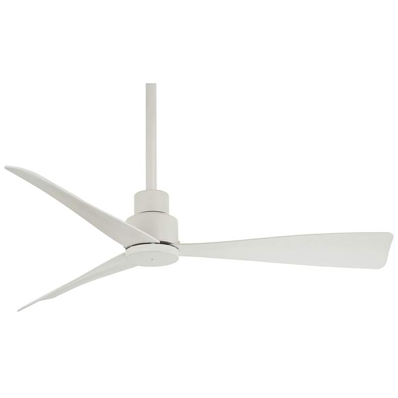 Image 2 44" Minka Aire Simple White Outdoor Ceiling Fan with Remote Control