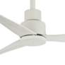 44" Minka Aire Simple White Outdoor Ceiling Fan with Remote Control