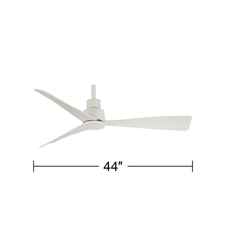 Image 5 44" Minka Aire Simple White Outdoor Ceiling Fan with Remote Control more views