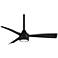 44" Minka Aire Skinnie Coal LED Ceiling Fan with Remote Control