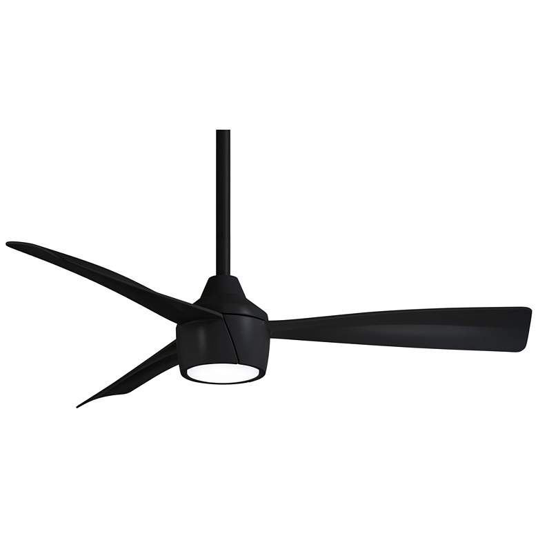 Image 2 44" Minka Aire Skinnie Coal LED Ceiling Fan with Remote Control