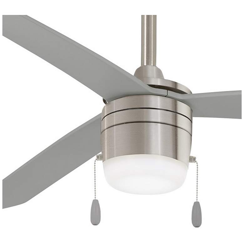 Image 3 44 inch Minka Aire Vital Brilliant Silver LED Ceiling Fan with Pull Chain more views