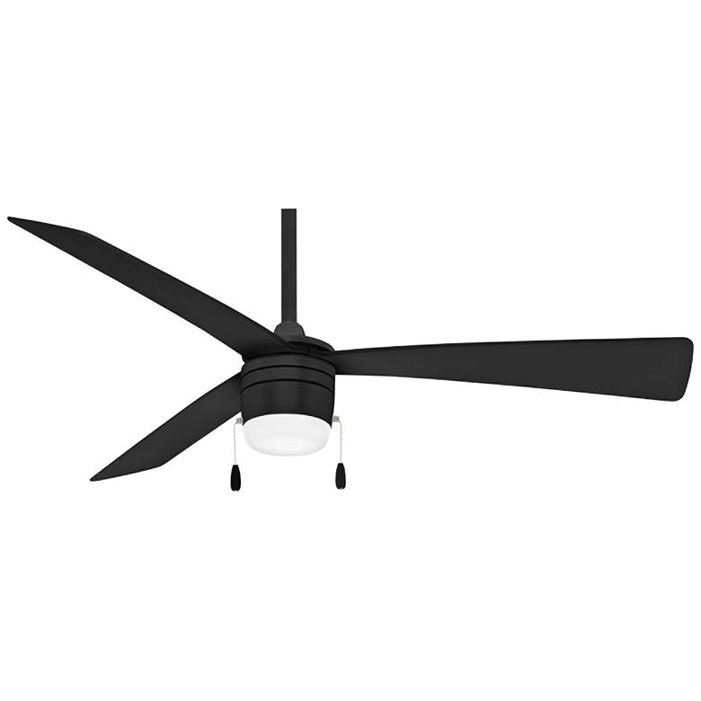 Image 2 44 inch Minka Aire Vital Coal Finish LED Ceiling Fan with Pull Chain