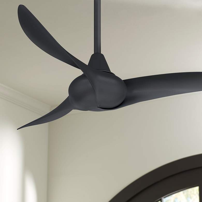 Image 1 44" Minka Aire Wave Coal Ceiling Fan with Remote Control
