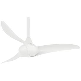 Image1 of 44" Minka Aire Wave White Ceiling Fan with Remote Control