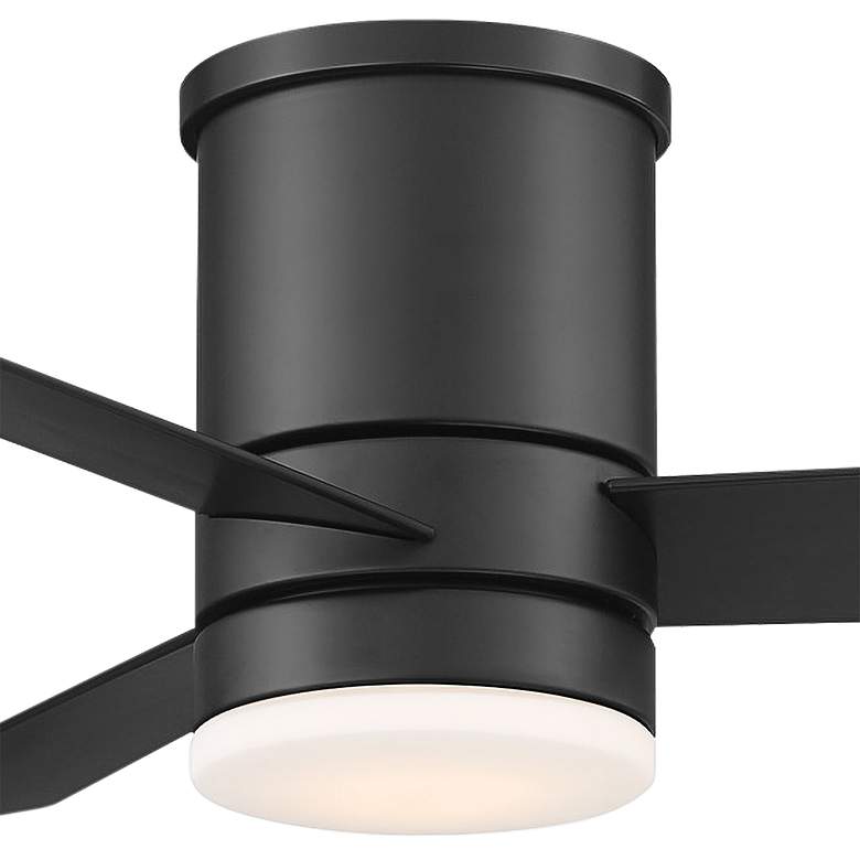 Image 2 44 inch Modern Forms Axis  Black Flush Mount 2700K LED Smart Ceiling Fan more views