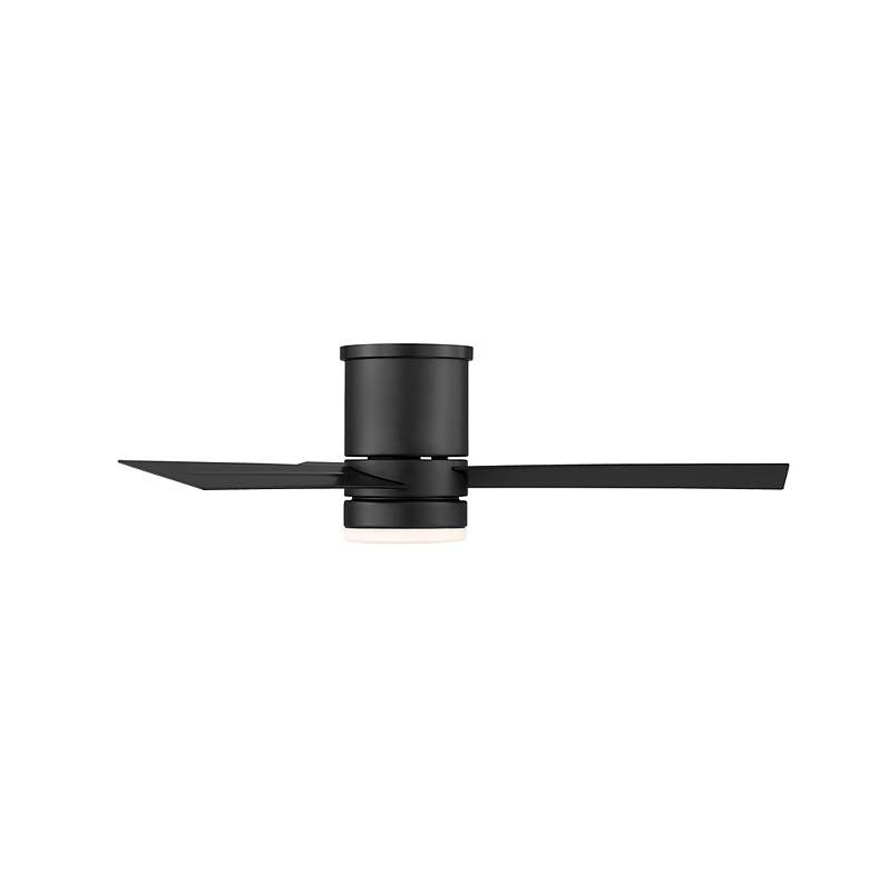 Image 4 44 inch Modern Forms Axis  Black Flush Mount 2700K LED Smart Ceiling Fan more views