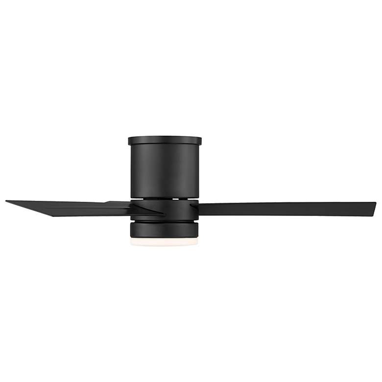 Image 5 44 inch Modern Forms Axis  Black Flush Mount 2700K LED Smart Ceiling Fan more views