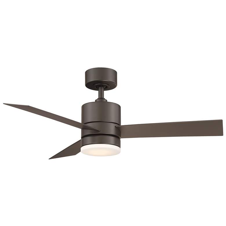 Image 1 44 inch Modern Forms Axis Bronze 2700K LED Wet Rated Smart Ceiling Fan