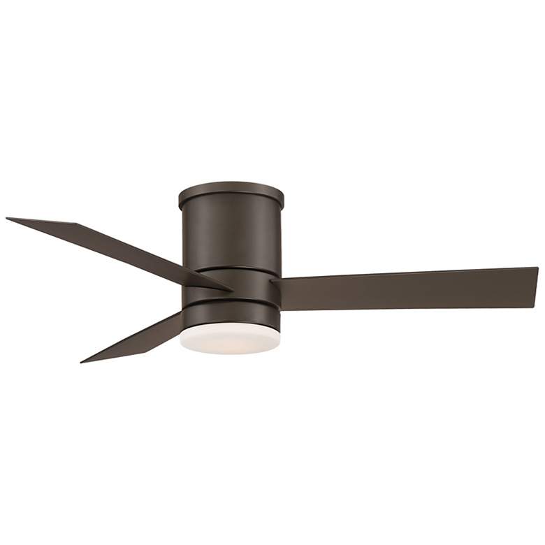 Image 2 44" Modern Forms Axis Bronze LED Hugger Ceiling Fan