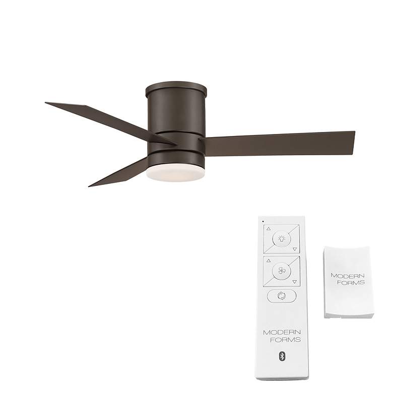 Image 7 44" Modern Forms Axis Bronze LED Hugger Ceiling Fan more views