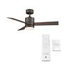 7_44" Modern Forms Axis Bronze LED Smart Ceiling Fan more views