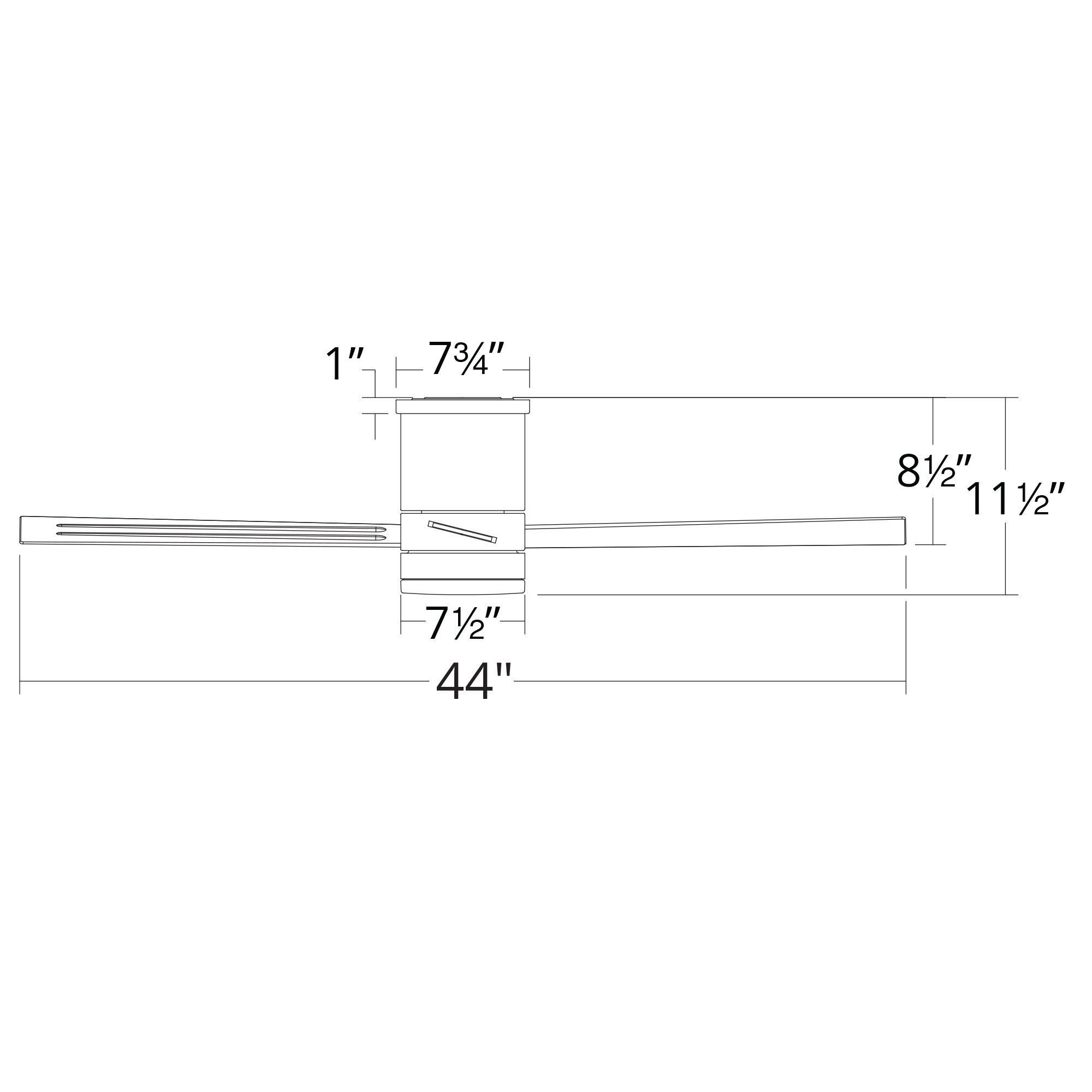 Image 6 44" Modern Forms Axis Bronze LED Smart Indoor/Outdoor Ceiling Fan more views