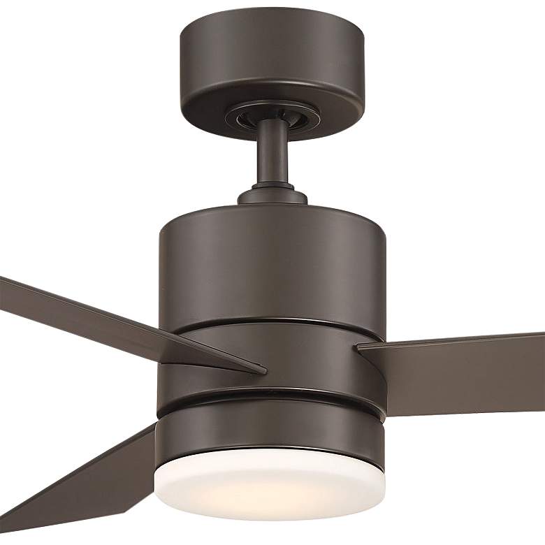 Image 2 44" Modern Forms Axis Bronze LED Smart Indoor-Outdoor Ceiling Fan more views