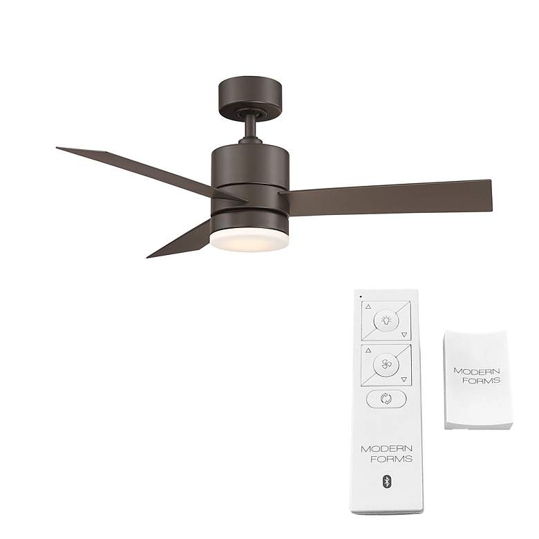 Image 6 44" Modern Forms Axis Bronze LED Smart Indoor-Outdoor Ceiling Fan more views