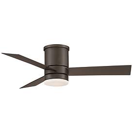 Image2 of 44" Modern Forms Axis Flush Bronze LED Smart Ceiling Fan
