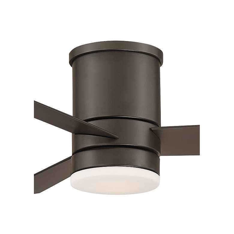 Image 3 44" Modern Forms Axis Flush Bronze LED Smart Ceiling Fan more views