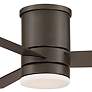 44" Modern Forms Axis Flush Bronze LED Smart Ceiling Fan