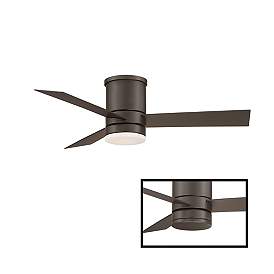 Image3 of 44" Modern Forms Axis Flush Bronze LED Smart Ceiling Fan more views