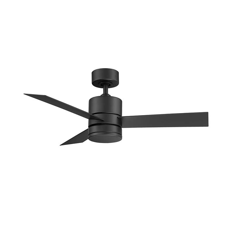Image 3 44" Modern Forms Axis Matte Black 2700K LED Wet Rated Smart Fan more views
