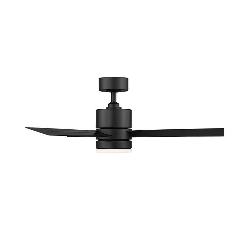 Image 4 44" Modern Forms Axis Matte Black 2700K LED Wet Rated Smart Fan more views